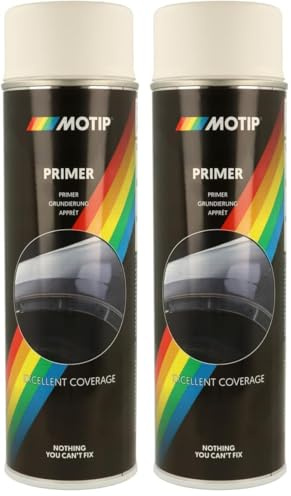 Motip Primer - Blanc - 500ml (Lot de 2)