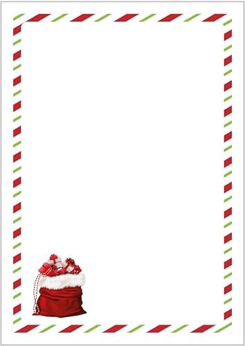 Briefpapier Wichtel DIN A4 - Papier Weihnachten - 20 Blatt - Motiv Nr. 065 | 200g/m²
