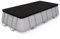 Aipwerer Poolabdeckung, Schwimmbad Abdeckung Rechteckig für 300x200cm Pools, Abdeckplane Pool 600D Oxford Reißfest, UV-Resistente Sommer & Winter Pool Abdeckung (360x260x20cm Schwarz)