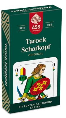 Ass Altenburger 10045029-0001 FSC Schafkopf/Tarock, Bayerisches Bild in Faltschachtel, White