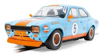 Scalextric Cars – Ford Escort MK1 C4530 – Fords 2023 modifiziert von Wayne Crabtree – Miniaturauto für Rennbahn – Geschenkideen für kleine Kinder