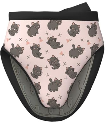 Mini gants de cuisine en silicone - Motif chat souriant - Résistants à la chaleur - Pour la cuisine et la pâtisserie