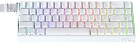 TRyYCB IYX MU68 Pro Clavier mécanique Filaire 8K en Aluminium déclencheur Rapide Interrupteur magnétique Clavier de Jeu rvb Compatible avec Cadeau PC(Mu68 Pro)