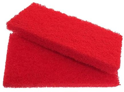 Reinigungsbürstenset mit Scheuerschwämmen Reinigu 2 Stück Scheuerschwamm Reinigungspads Mehrzweck-Nylon-Scheuerschwamm for sauberes Bad, Fliesen, Küche, schwer zugängliche Stellen