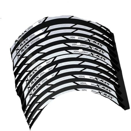 Moto Llantas Para Ya&maha Xmax300 Xmax250 Xmax150 X&max 150 250 300 Adhesivos Reflectantes Rueda Motocicleta Cinta Franja Llanta Moto Scooter Pegatinas