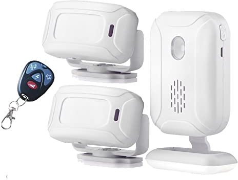 Sistema de alarma para la seguridad del hogar, Ringtones Shop Store Home Security Welcome Chime Inalámbrico Infrarrojo IR Sensor de movimiento Timbre de la puerta Alarma Timbre de entrada Para la segu