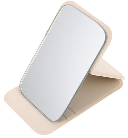 VALICLUD Espejo Portátil Plegable Mini De Bolsillo para Maquillaje Espejo De Mano Compacto para Uso Diario Y Viajes