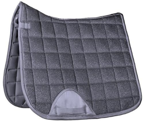 HKM Glitter Mesh Style Schabracke, Weiß, Dressur