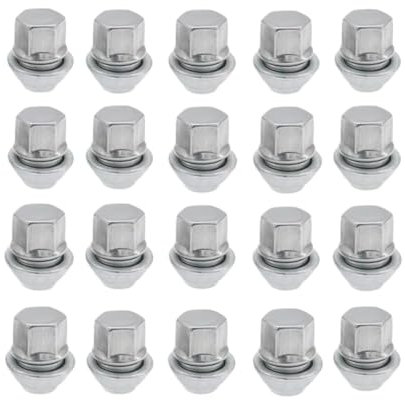 BASPHHH écrou Jante Compatible avec Ford pour Focus 1998-2018 pour Fiesta 1995-2012 M12x1.5 19MM boulons de Roue de Voiture écrous Boulon en Acier allié Goujon de Roue écrou de Pneu