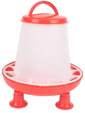 MotiveTech Automatic Chicken Feeder with Pigeon Feeding Bucket Quail Feed Bowl Water Dispenser Container Chicken Supplies, 3kg Feeder