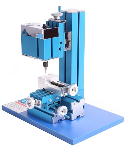 Power metal milling machine,Hobby use, small size, mini milling machine, garage workshop tools,timber，wood，metal friendly (24, Watts),W104MA