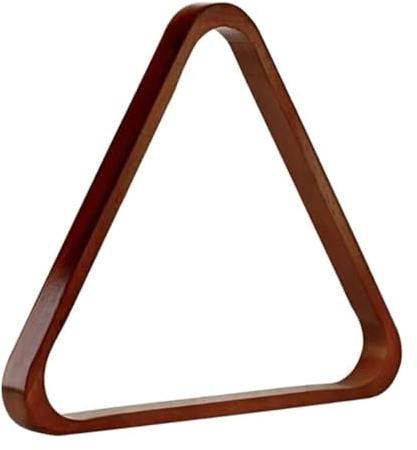 LOCKLGFMCZ Trä triangelställ for 8 bollar for biljard och pool - perfekt for amerikanska biljardbord, skapar en professionell spelatmosfär Pool Accessories