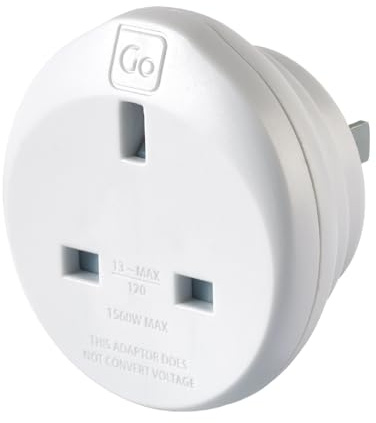 Go Travel UK-USA United States Earthed Compact Adaptor (Adapter Ref 526)