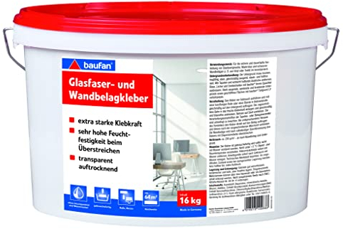 Baufan Glasfasergewebekleber 16 kg Glasfasertapete gebrauchsfertig