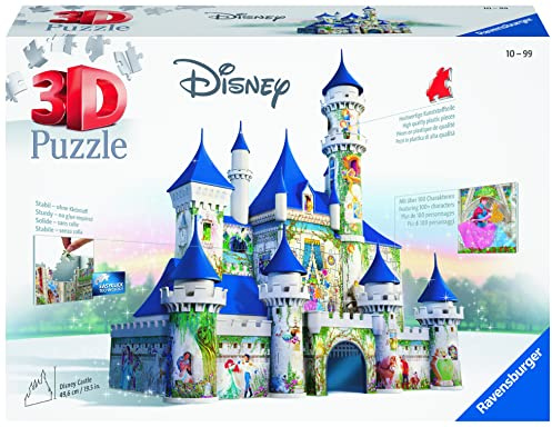 Ravensburger 12510 - Disney Schloss Princess - 216 Teile 3D-Puzzle-Gebäude