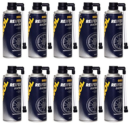 MANNOL 10 x 450ml 9906 Reifen Doctor/Reifendicht Pannenhilfe