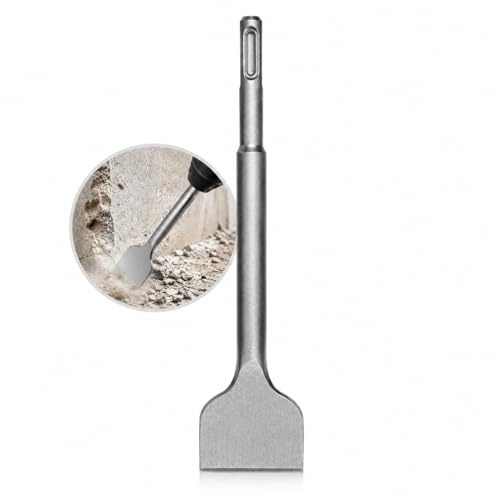 Weischer® - SDS Plus Spatmeißel 600 mm / 40 mm breit | Meißel | Bohrhammer kompatibel | stabiler & bruchfester Meissel für Mauerwerk, Fliesen, Beton & Stein
