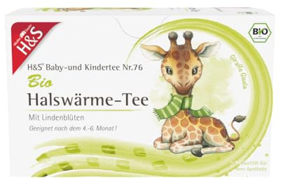 H&S Baby- und Kindertee Nr. 74 - Bio Träumfein, 20 Filterbeutel à 1,2 g: Zur Anwendung bei Kindern nach dem 4.-6. Monat - mit zarter Lavendelblüte & mild-süßem Apfel