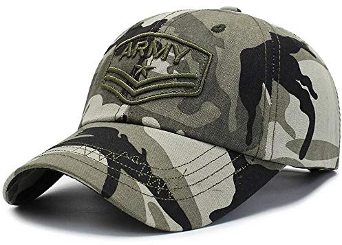 CHENNUO Camouflage Army Cap Unisex Stickerei Baseball Cap Outdoor Sport Kappe Reisen Sonnnen Cap