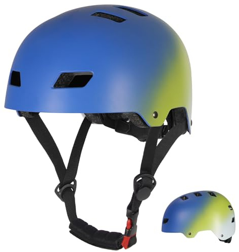 LANOVAGEAR Skaterhelm Fahrradhelm Kinderhelm Radhelm Sporthelm für Erwachsene, Jugendliche, Kinder für Fahrrad Skateboard Scooter