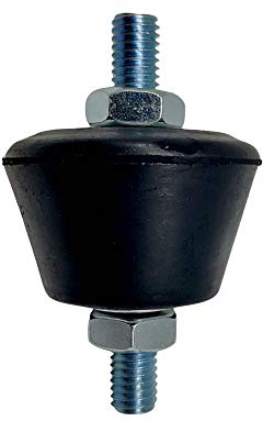 DOJA INDUSTRIAL | Silentblock Aire Acondicionado | M8 | PACK 4 | Amortiguador Soporte Aire Acondicionado Exterior | Taco Goma Antivibracion | Silenblock Goma Soporte Amortiguador, Enfriamiento rápido