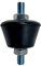 DOJA Industrial | Air Conditioner Shock Absorber | M8 | Pack 4 | Air Conditioning Shock Mount | Anti Vibration Pads Damper | Air Pump Cushion Pad Rubber | Wall Air Conditioners Mounts Split Absorbers