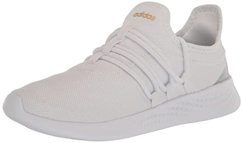 adidas Womens Puremotion Adapt 2.0 Shoes, White/White/Matte Gold, 5.5