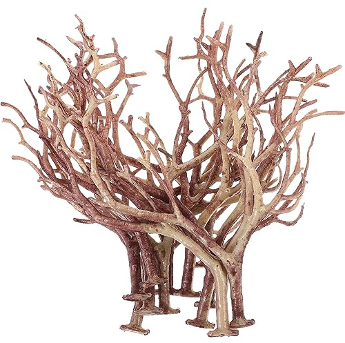 HOMSFOU 12Stücke Künstliche Geweihförmige Zweige Deko Äste für Blumenarrangements Vase Füllmaterial Künstliche Pflanzen für Wohnraumgestaltung für Bastelprojekte und Heimdekoration