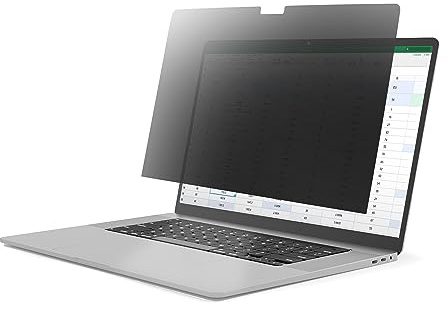 StarTech Filtre Confidentialite MacBook Pro M1 M2 13,3, Mat ou Brillant | Double face antireflet, Anti lumiere bleue 51%, Montage Flip-Over, +/- 30 degres