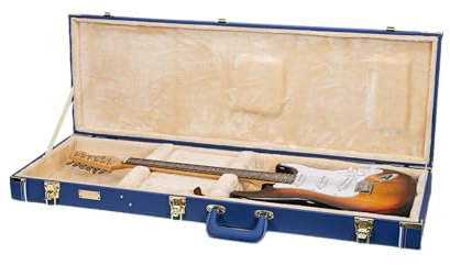 Crossrock Designer Series Gitarrenkoffer, Vibrant Blue, Electric, Gitarre