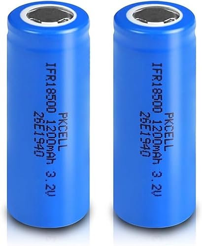 ZWDCVFGK Batterie Rechargeable, 1200mAh, 3,2 Volts Plate Plate Lithium 10a, pour sonnettes, Lampes frontales, Lampes de Poche