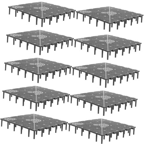 HOUDERCO 10Pcs Aquarium Filter Tray Durable Bottom Filter Plates for Freshwater Saltwater Tanks Easy Maintenance Simple Assembly Fish Tank Divider Performance