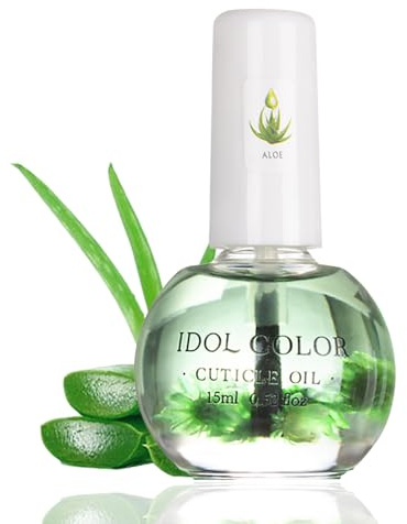 Olio per la cura delle cuticole, olio per unghie con fiori secchi, olio rinforzante per unghie con fiori biologici e vitamina E, olio per la cura delle unghie, per mani e unghie tihuanhebing nail care
