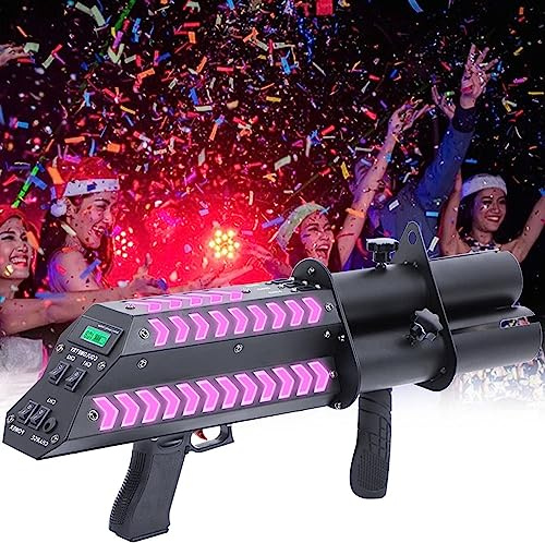 Elektronische Multicolor Konfetti Konfettikanonen-Maschinenwerfer, elektrische Handpistole, Hochzeitsblumenpistole, elektrische Pistole für Konzertpartys und Hochzeiten.