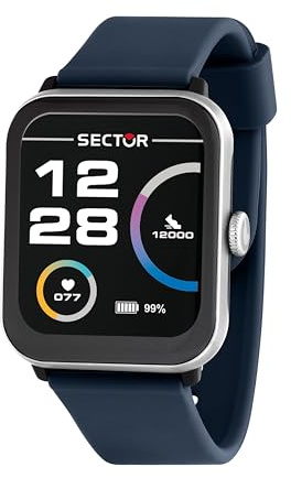 Sector No Limits Smartwatch Uomo, Digitale, 37 mm, Collezione S-08, Silicone, Idee Regalo