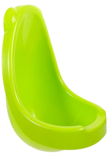 EPIGEIST Wall Mounted Boy Urinal Potty Training Toilet for Easy to Install Safe and Stable Potty Training Urinal in Delicate Grass Yellow Sturdy Non-Fading Material for Bathroom and Home