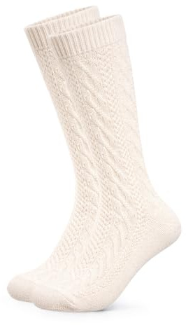 HerzSticht Chaussettes Longues Traditionnelles Bavaroise Homme lot de 1 (modèle: Bergdistel)