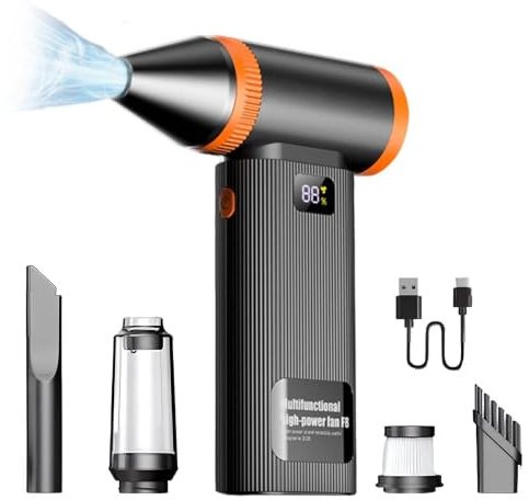 Dust Blower Handheld 130000RPM 5 Speeds Cordless