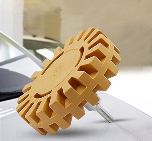 4EVERHOPE 4 Zoll 20 MM Rad Aufkleber Radiergummi für Auto-Aufkleber-Entferner Vinyl-Aufkleber-Abziehbild-Nadelstreifen-Abbau-Polierwerkzeuge