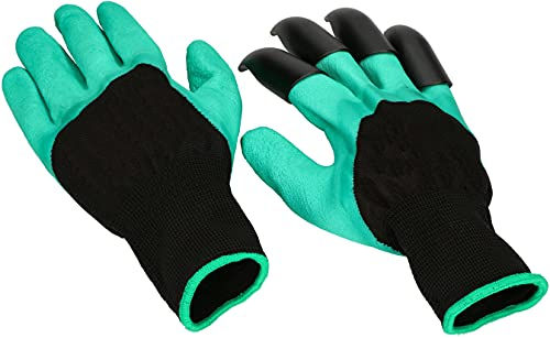 KOTARBAU® Gants de jardin avec griffes en plastique à creuser.