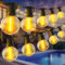 SAEIHGAE Luci LED Giardino Catena Esterno - 100 ft G40 IP44 30 metri Luminosa Lampadine per Gazebo Terrazzo Luce Catena Luminosa Filo con Esterne Illuminazione Lampade Ghirlanda Catene Balcone Lucine