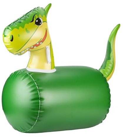 KiBcsLic Aufblasbares REIT Hüpf Dinosaurier Spielzeug 32,2 X 14,1 X 28 Zoll Leichtgewicht für Rasen