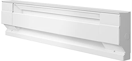 Cadet F Series 24 Electric Baseboard Heater (Model: 2F350W, Part: 09949), 1195/895 BTU, 240/208 Volt, 350/262 Watt, White