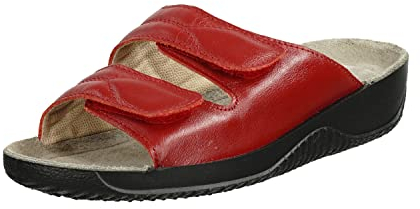 Rohde Damen, Frauen, Pantoletten, Slipper,Backless Slipper,Sommerschuhe,sommerclogs,Sandalen,Freizeitschuhe,Schlupfschuhe,Cherry,39 EU / 6 UK