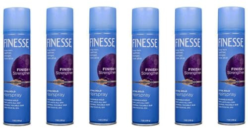 Finesse Extra Hold Aerosol Hairspray 7 oz (Pack of 6)