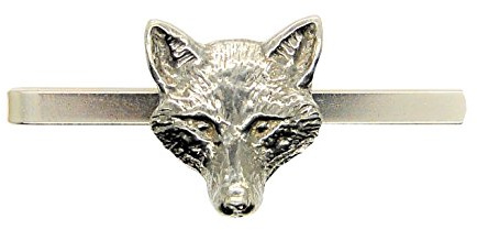 Krawattennadel Fuchs Kopf aus Zinn (Pewter) von Hand Gegossen