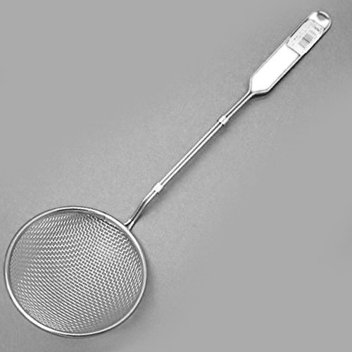 Schiumarola scola fritti in acciaio inox con rete fine diametro 16cm professionale Gnali