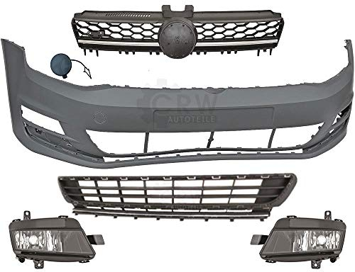 Stoßstange vorne+Nebel+Zubehör für VW Golf 7 VII 5G Bj. 12->>