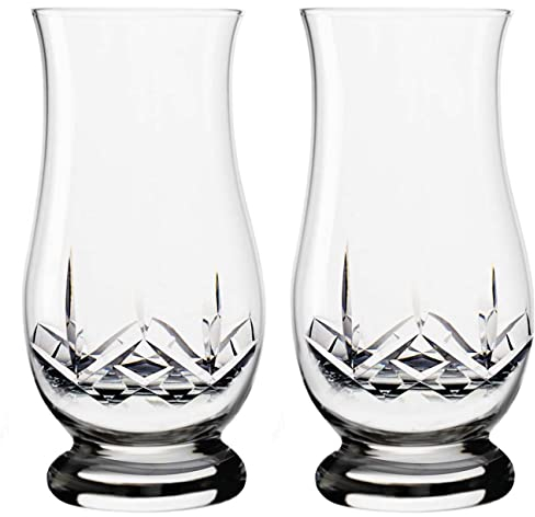 Amehla Whiskey Tasting Glasses, 7-ounce Taster Set of 2 Crystal Whisky Glasses - Snifter Sipping Bourbon Copita Glass for Nosing and Drinking Scotch, Brandy or other Spirits