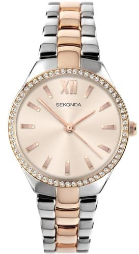 Sekonda 2956 Ladies Rose Gold & Silver Watch